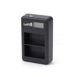CGPro USB Dual Charger With LCD Display For LP-E6 Battery Charger - CINEGEARPRO