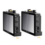 FeelWorld FT6 FR6 Two 5.5" On-Camera Monitors with Wireless Transmitter & Receiver System