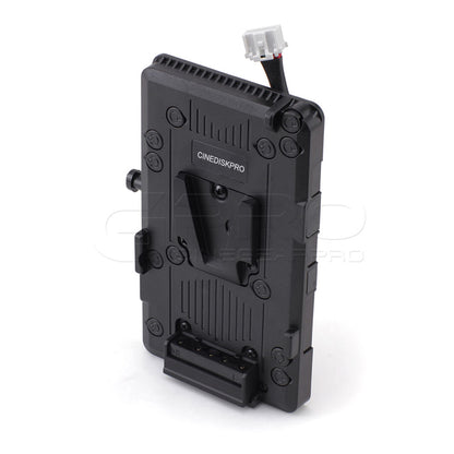 CINEDISKPRO V-Mount Battery Plate for BlackMagic URSA MINI PRO 4K 4.6K Cinema Camera Battery Plate - CINEGEARPRO