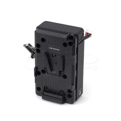 CINEDISKPRO V-Mount Battery Plate for BlackMagic URSA MINI PRO 4K 4.6K Cinema Camera Battery Plate - CINEGEARPRO