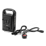 CGPRO VC-2CH Dual Channel Charger For Professional V-Lock Li-ion Camera Batteries Charger - CINEGEARPRO
