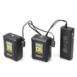 CGPro LBC-2C DUAL D-TAP V-Mount Battery Fast Charger DC 16.8V 4A Charger - CINEGEARPRO
