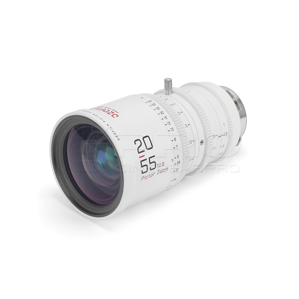 DZOFILM Pictor Zoom Dual Lens Bundle 20-55mm + 50-125mm T2.8 Limited Edition (PL&EF interchangeable Mount, White)