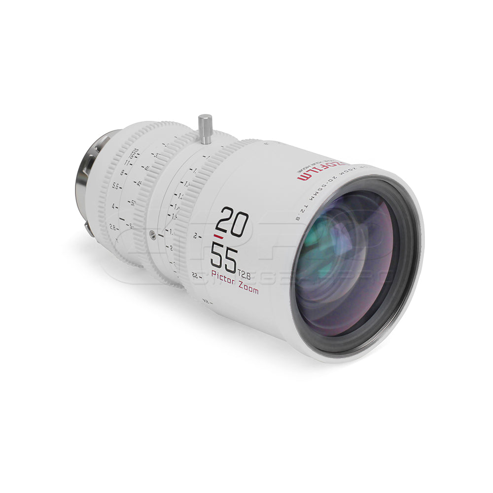 DZOFILM Pictor Zoom Dual Lens Bundle 20-55mm + 50-125mm T2.8 Limited Edition (PL&EF interchangeable Mount, White)