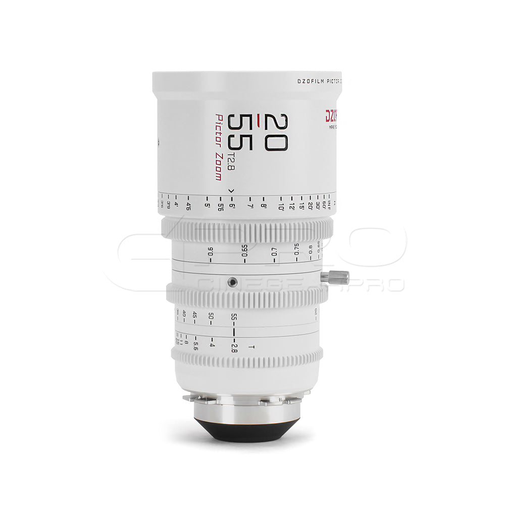DZOFILM Pictor Zoom Dual Lens Bundle 20-55mm + 50-125mm T2.8 Limited Edition (PL&EF interchangeable Mount, White)