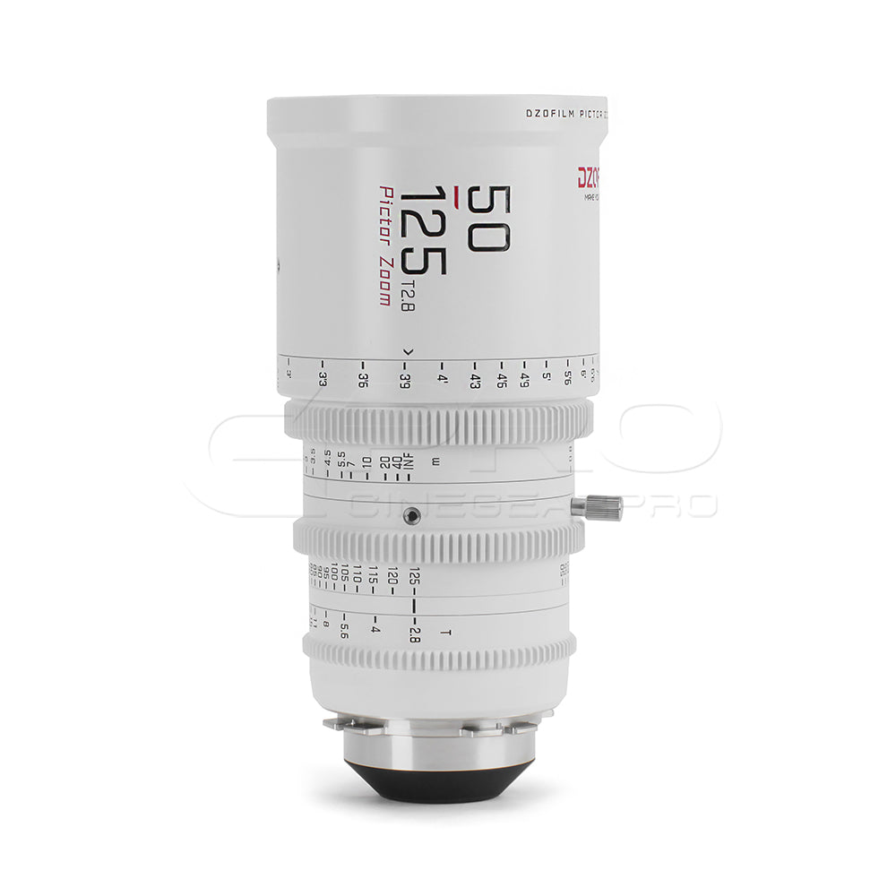 DZOFILM Pictor Zoom Dual Lens Bundle 20-55mm + 50-125mm T2.8 Limited Edition (PL&EF interchangeable Mount, White)