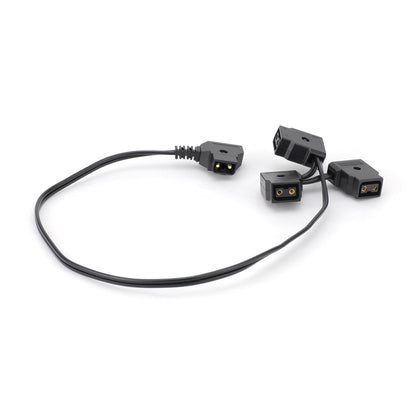 CGPro D-TAP Male to 3 D-TAP Female 2 Pin Extension Cable for DSLR Rig Power Cable - CINEGEARPRO