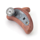 TiLTA TT-0511 Right Side Wooden Handle (with R/S button) For GH5/A7s2/FS7/RED/ARRI/A6500 Cage Side Handles - CINEGEARPRO