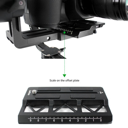 LanParte Offset Camera Plate for Zhiyun-Tech Crane 2 Plate - CINEGEARPRO
