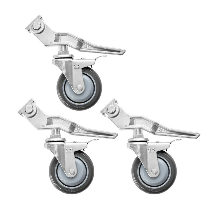CINEGRIPPRO G02030 360° Rotatable Locking Stand Caster Kit