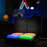 Aputure MC RGBWW 3200K-6500K LED Light 4/12-Light Travel  Kit W/ Charging Case
