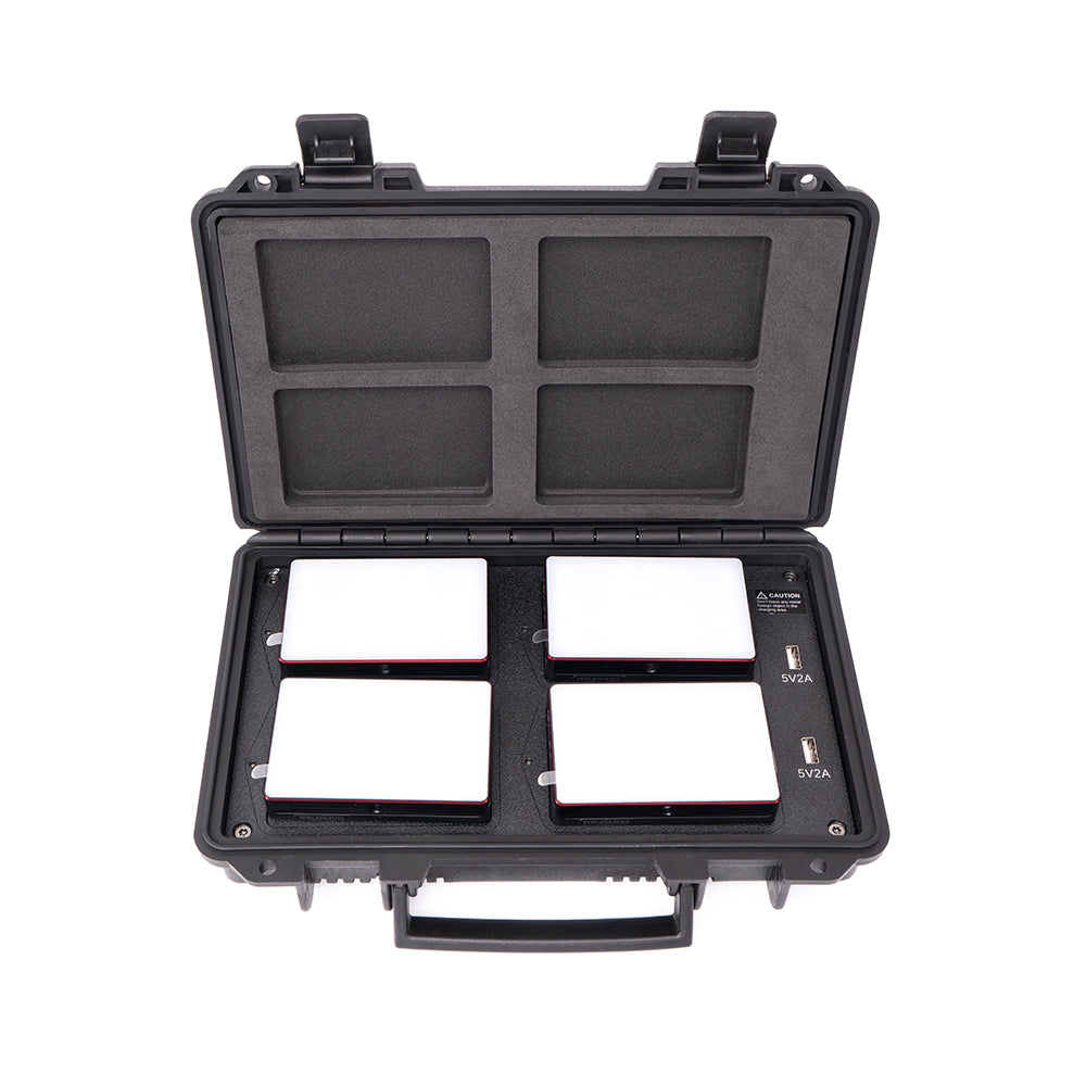 Aputure MC RGBWW 3200K-6500K LED Light 4/12-Light Travel  Kit W/ Charging Case