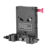 Nitze N21-D7 Mini V Mount Battery Plate with 15mm Rold Clamp