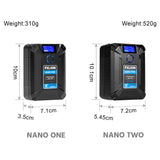 FXLION Nano Two Pocket V-Lock Battery 98Wh 14.8V V-Mount Battery - CINEGEARPRO