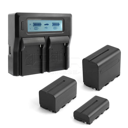 NP-F(F550/F750/F970) Battery Bundle Kit Battery - CINEGEARPRO