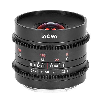 Laowa 9mm T2.9 Zero-D Cine Lens