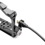 Vlogger HDMI and USB-C Cable Clamp Built-in Quick Adjust Screw