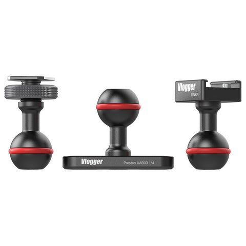 Vlogger Ultra Arm Ball Kit For VIPER Magic Arm With Cold Shoe Mount and Adapter