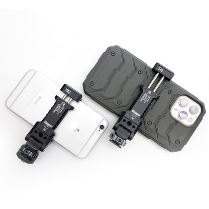 Vlogger Phone Clamp Built in Cold Shoe Apdater and NATO Rail