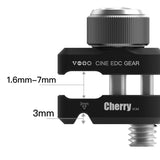 Vlogger Cherry Cable Clip Clamp 1/4 Universal Single Side Wire Retainer Clamp - CINEGEARPRO