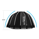 NanLite SB-FZ60 Parabolic Softbox with Bowens Mount For Forza 60 60cm Lighting Accessories - CINEGEARPRO