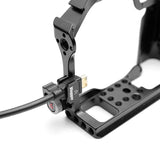 Vlogger HDMI and USB-C Cable Clamp Built-in Quick Adjust Screw