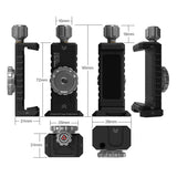 Vlogger Universal Adapter For Mobile phone and SSD With Built-in Cold Shoe Mount And 1/4 threaded holes Clamp - CINEGEARPRO