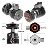 Vlogger Multi-Functional Ball Head with Removable Cold Shoe Mount Maximum Payload 5KG Mount - CINEGEARPRO