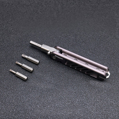 Vlogger Folding Allen Wrenches Set with Flat Screwdriver
