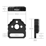 Vlogger Arri Locating Pins Mount Arri 3/8” Screw Mount