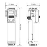 TiLTA TGA-ARG-WCH Dual Channel Wireless Lens Control Handle for Ring Grip