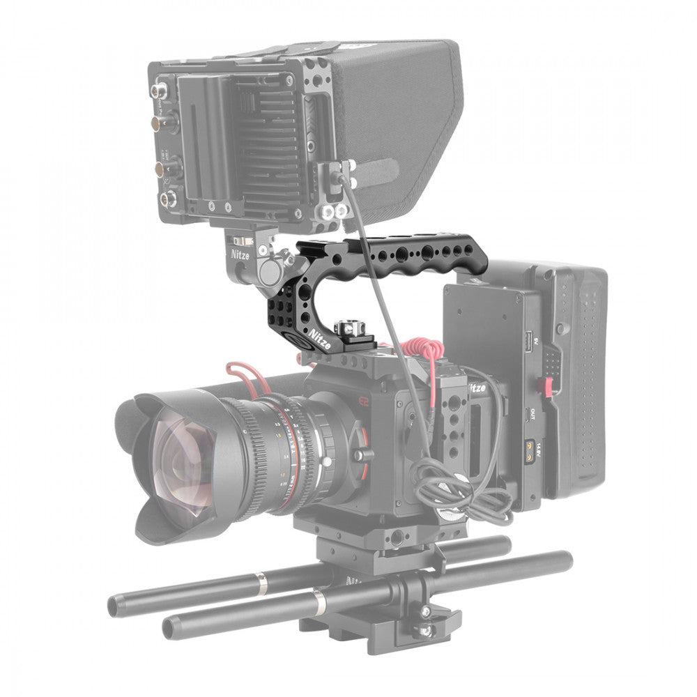 Nitze Stinger Handle with 3/8” ARRI Locating Pins - PA28-BK