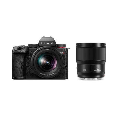 Panasonic LUMIX S5ii Camera  with Lumix S 20-60mm and 50mm Lens