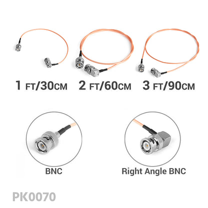 CGPro Ultra Thin BNC/DIN HD-SDI 6G-SDI Cable Bundle Pack
