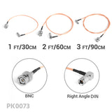 CGPro Ultra Thin BNC/DIN HD-SDI 6G-SDI Cable Bundle Pack