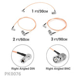 CGPro Ultra Thin BNC/DIN HD-SDI 6G-SDI Cable Bundle Pack