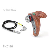 TiLTA TT-0511 Right Side Wooden Handle (with R/S button) For GH5/A7s2/FS7/RED/ARRI/A6500 Cage Side Handles - CINEGEARPRO