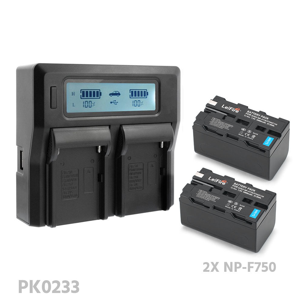 NP-F(F550/F750/F970) Battery Bundle Kit