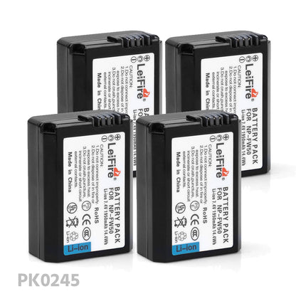CGPro FW-50 NP-FW50 Lithium-Ion Rechargeable Battery for Sony Alpha a6500/a6400/a6300/a7II/a7S/a7SII Battery - CINEGEARPRO