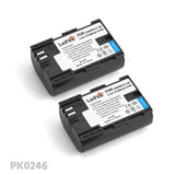 LP-E6 Replacement Battery Dual Charger Bundle Kit Battery - CINEGEARPRO