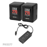 CGPro Ultra Small Size Mini V-Lock Li-Ion V-Mount Battery w/ USB Output (98-270Wh) Battery - CINEGEARPRO