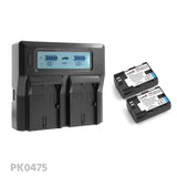 CGPro LP-E6  Dual Digital Battery Charger w/ LCD Display For LP-E6 Charger - CINEGEARPRO