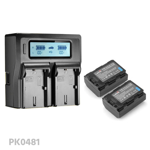 CGPro NP-FZ100 Dual Digital Battery Charger w/ LCD Display For NP-FZ100