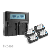 LP-E6 Replacement Battery Dual Charger Bundle Kit Battery - CINEGEARPRO