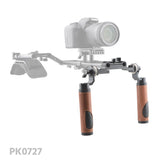 CGPro 15mm Rod Clamp Crossbar With Dual ARRI Rosette Mount Rosette Components - CINEGEARPRO