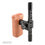 CGPro Mini Wooden Handle Grip with NATO Clamp NATO Handles - CINEGEARPRO