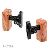 CGPro Mini Wooden Handle Grip with NATO Clamp NATO Handles - CINEGEARPRO