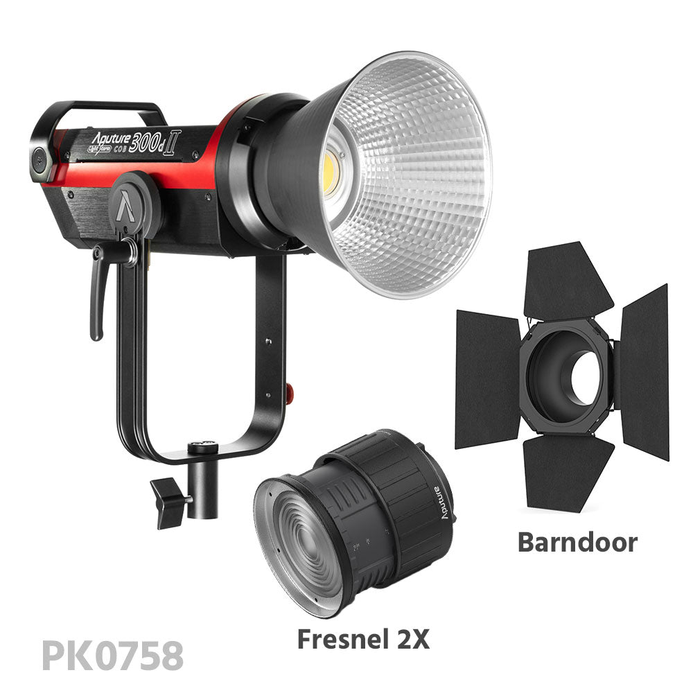 Aputure LS C300D Mark II (V-Mount) Light Storm COB 300d II LED Lighting Kit 300D MK2 Lighting - CINEGEARPRO