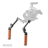 CGPro ARRI Rosette Leather Dual Handgrip Rosette Handles - CINEGEARPRO