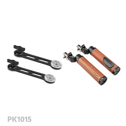 CGPro ARRI Rosette Leather Dual Handgrip Rosette Handles - CINEGEARPRO